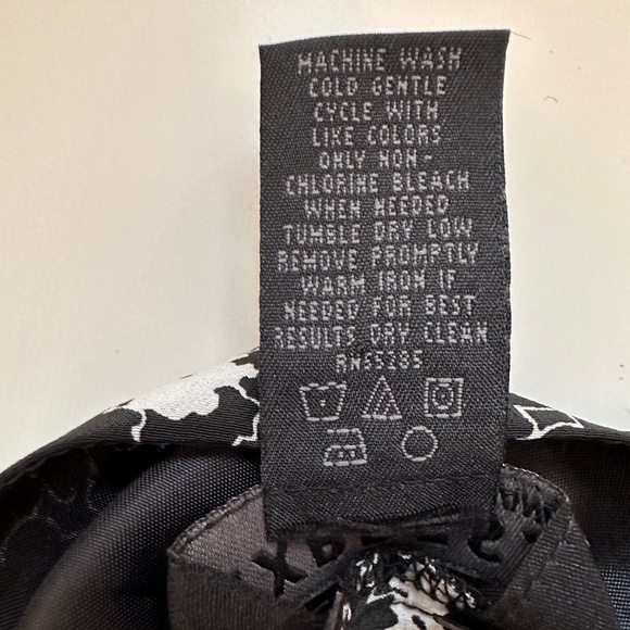 Vintage Y2K EXPRESS Worldwide Brand Size 5/6 Black / White Sun Dress - Picture 13 of 13